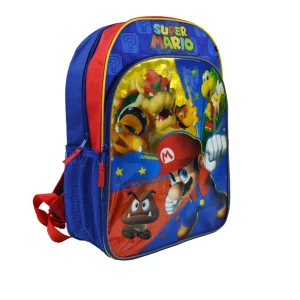 super mario children school bags for boys