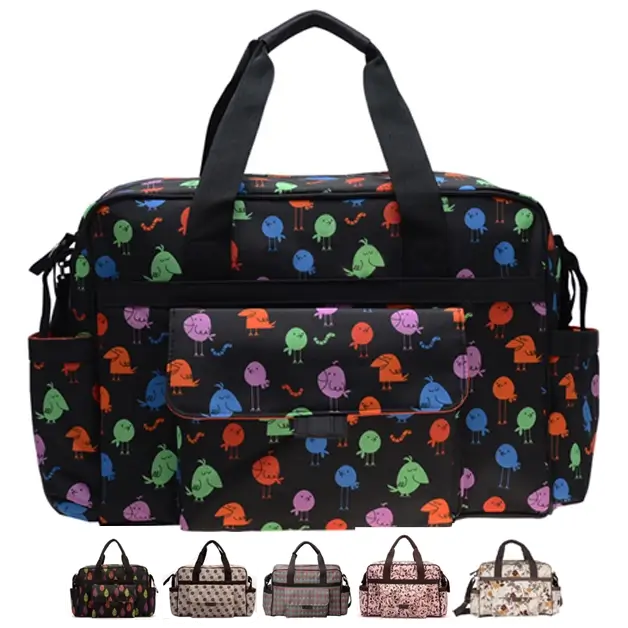 wholesale colorful bird print fashion mummy bags