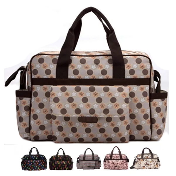 wholesale dot print fashion mommy bags