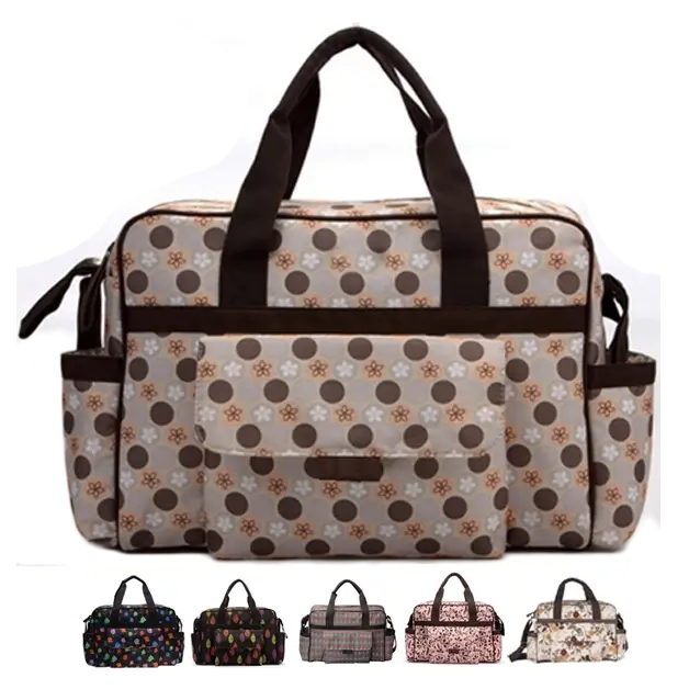 wholesale dot print fashion mommy bags