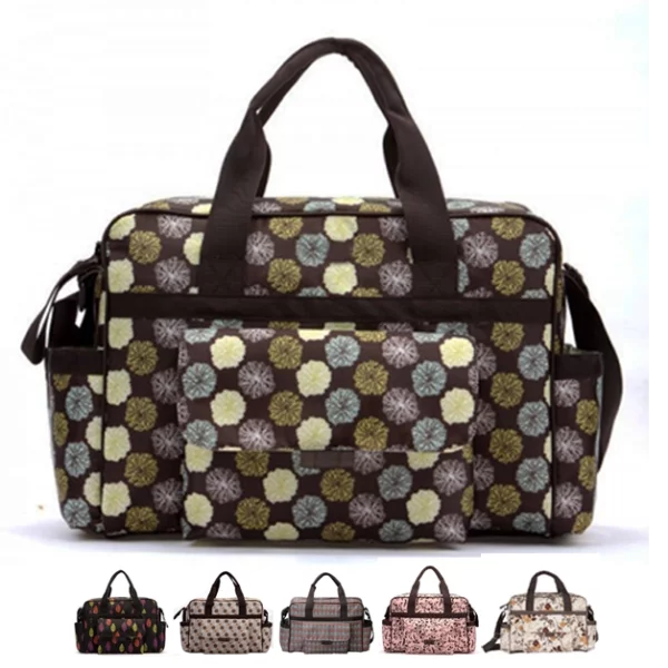 wholesale flower print fashion mother bags