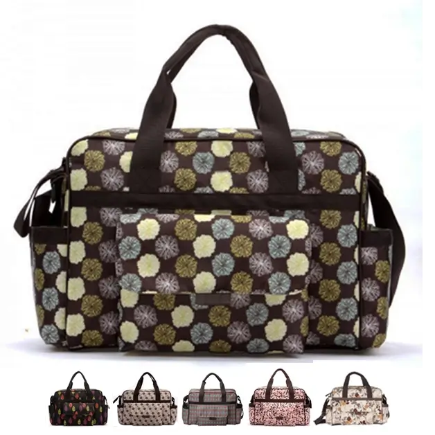 wholesale flower print fashion mother bags