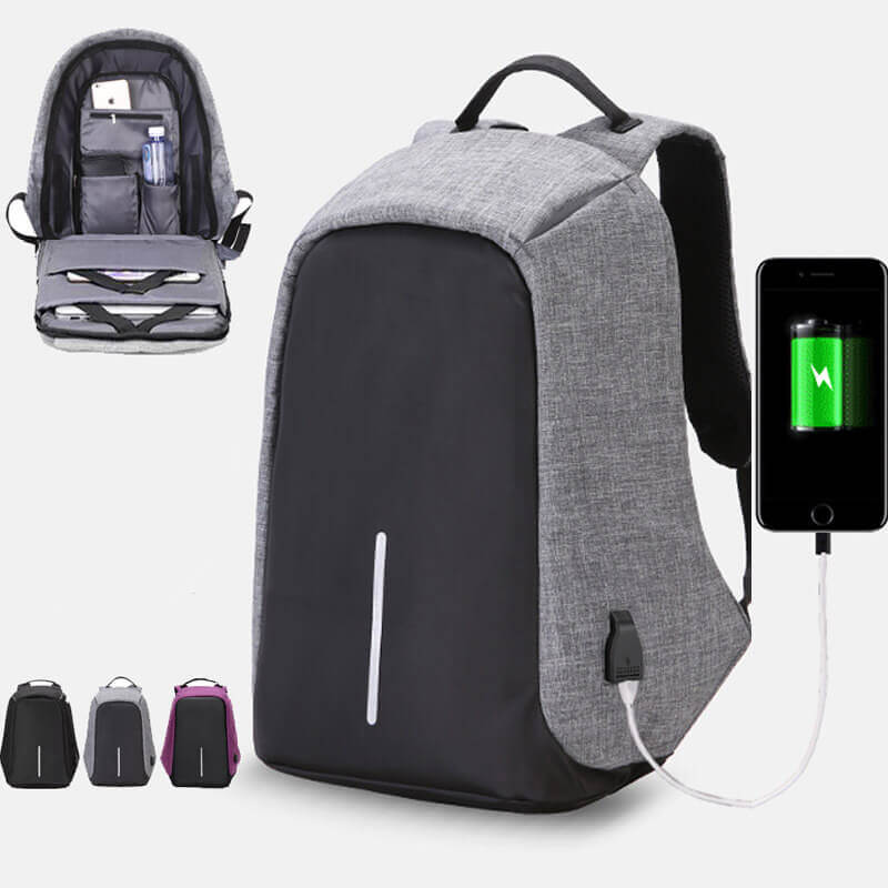 anti-theft backpack,China anti-theft backpack factory,anti-theft backpack manufacturer,anti-theft laptop backpack,OEM laptop backpack supplier,custom anti-theft backpack,laptop backpack with hidden zipper,Water resistant backpack China,backpack with USB charging port