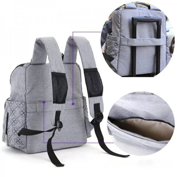 Diaper Bag Backpack With Baby Stroller Holder,diaper bag backpack