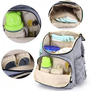 Alternative view of Diaper Bag Backpack With Baby Stroller Holder