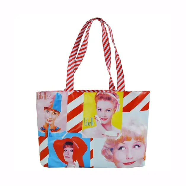 full print pvc beach bags