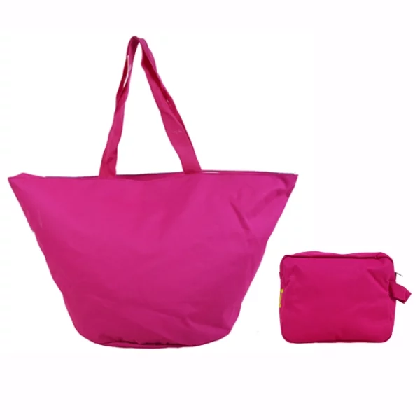 large strap beach bags with pouch