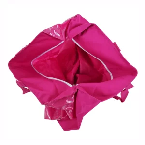 large strap beach bags with pouch