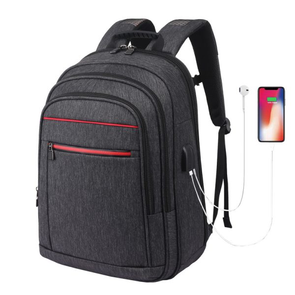 17 inch laptop backpack with trolley strap