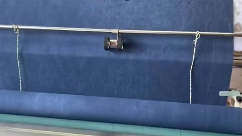 canvas soft washing process in factory